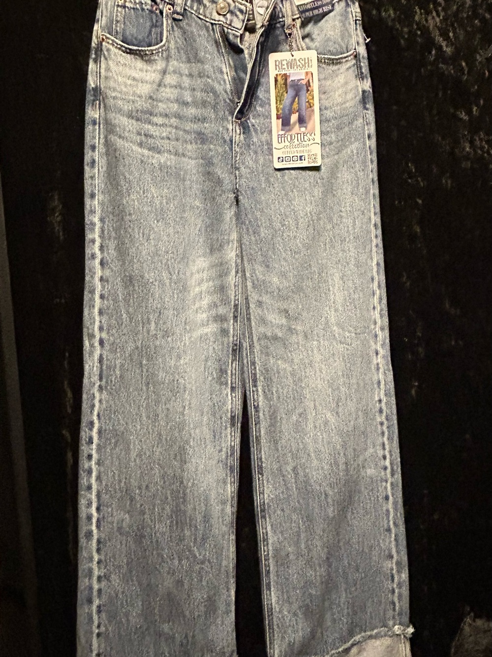 Rewash women Light Faded Blue Relaxed Jeans
